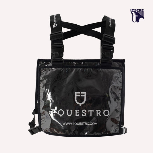 PETTORINA PORTANUMERO EQUESTRO - NERO