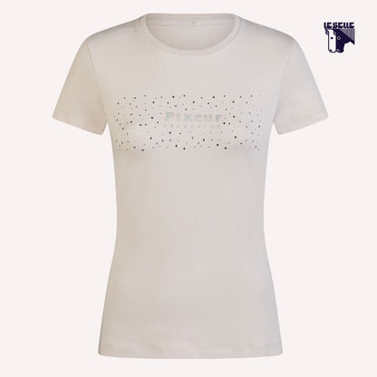 T-SHIRT PIKEUR IN COTONE - MAUVE