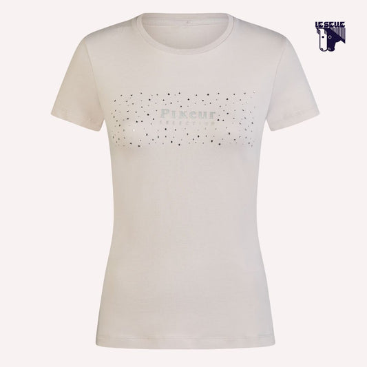 T-SHIRT PIKEUR IN COTONE - MAUVE