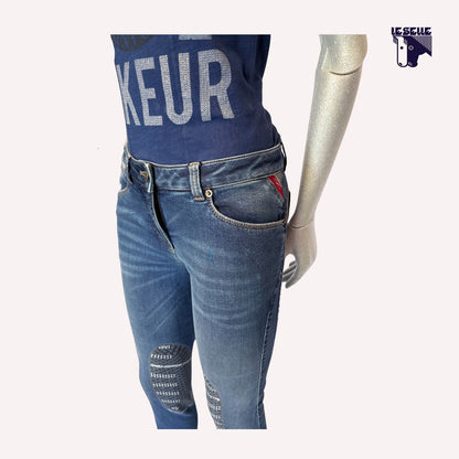JEANS GRIP AL GINOCCHIO ANIMO - DENIM