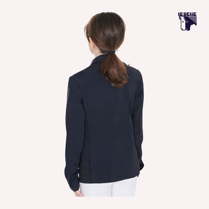 GIACCA DA GARA SLIM FIT QUATTRO BOTTONI EQUESTRO - BLU