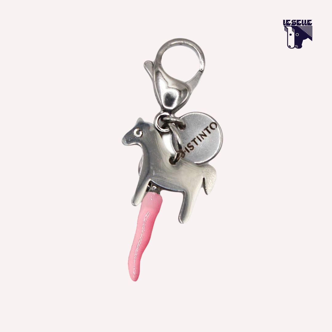 LUCKY CHARM CON CAVALLINO DISTINTO - ROSA