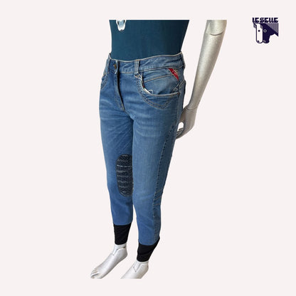JEANS NORGET GRIP AL GINOCCHIO ANIMO - DENIM