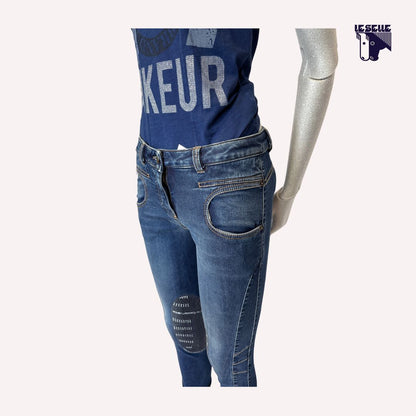 JEANS GRIP AL GINOCCHIO ANIMO - DENIM