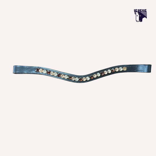 FRONTALINO SILVERLINE TACK - BRONZO/ROSA