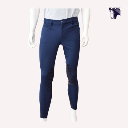 PANTALONI DYLAN SARM HIPPIQUE - BLU
