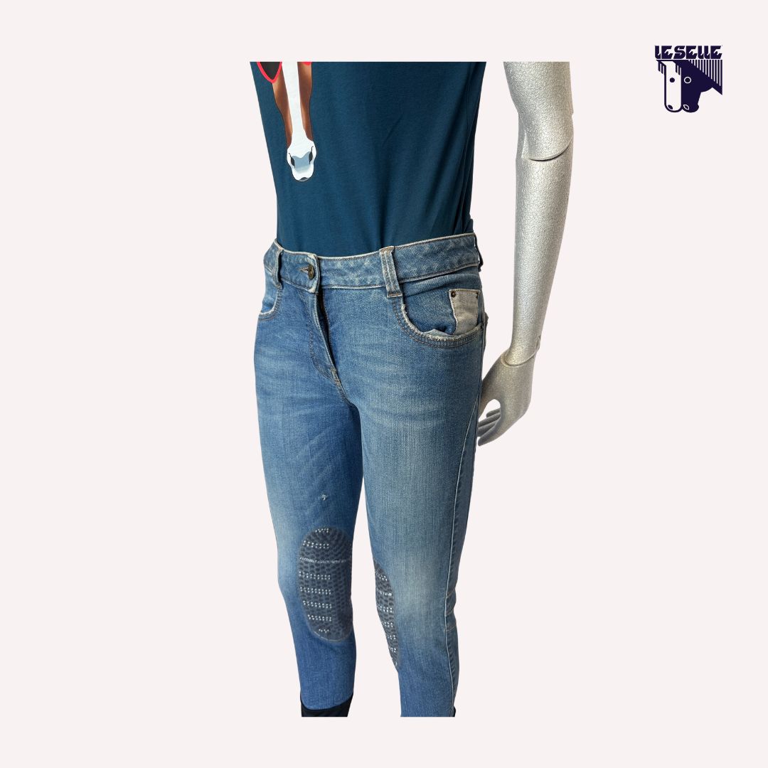 JEANS GRIP AL GINOCCHIO ANIMO - DENIM