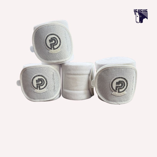 FASCE DA LAVORO IN PILE SET 4PZ ESKADRON - BIANCO