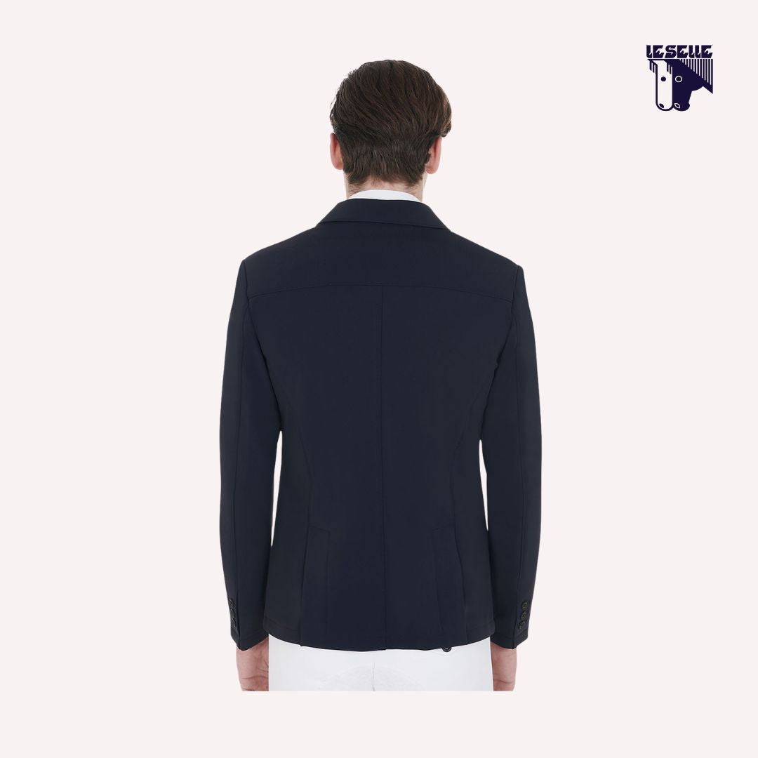 GIACCA DA CONCORSO CON LOGO RICAMATO EQUESTRO - NERO