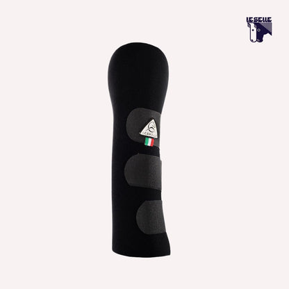 PARACODA GEL CON CHIUSURA A STRAPPO AMAHORSE - NERO
