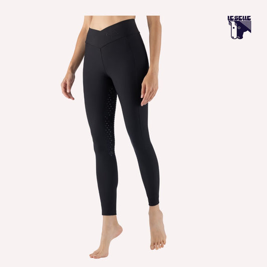LEGGINGS EQUILINE EQGALAFH - NERO