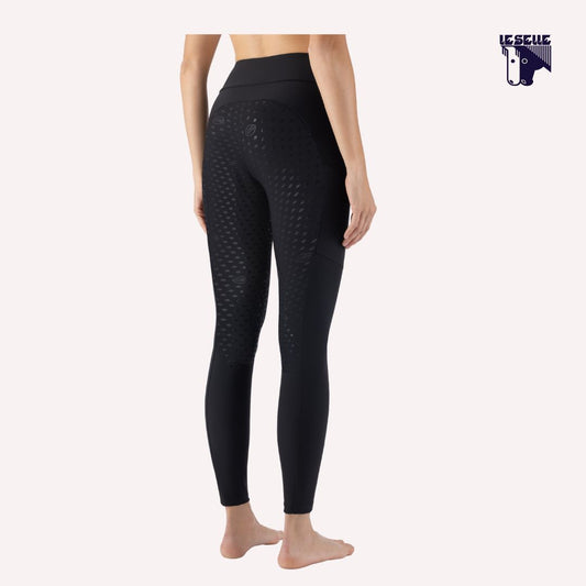 LEGGINGS EQUILINE EQGALAFH - NERO