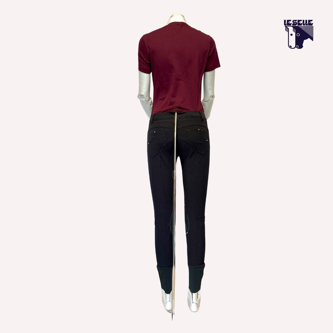 PANTALONI GRIP AL GINOCCHIO ANIMO - NERO
