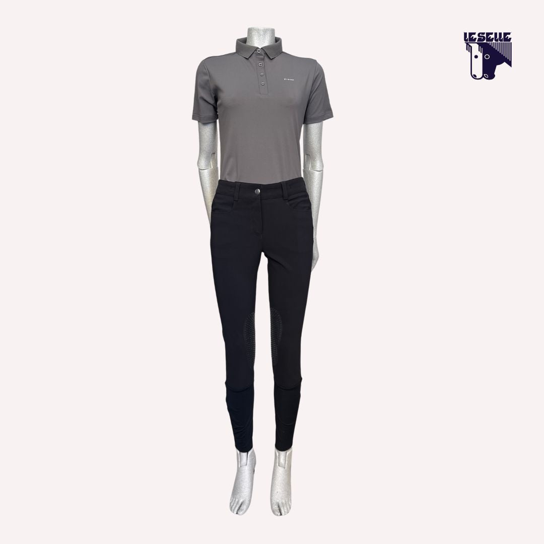 PANTALONI GRIP AL GINOCCHIO ANIMO - NERO
