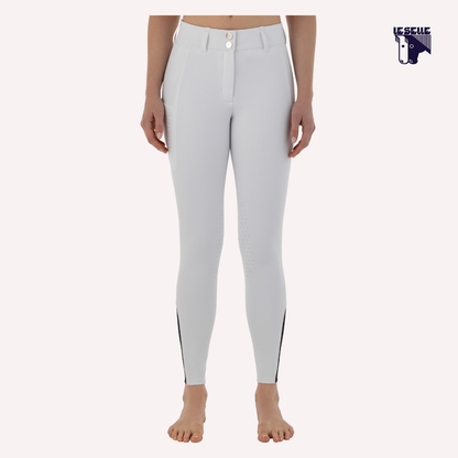 PANTALONI INVERNALI EQUILINE COCKEKH - BIANCO