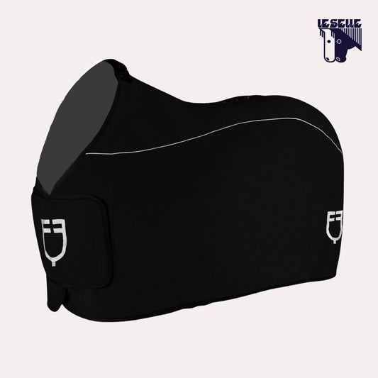 COPERTA IN PILE EQUESTRO - NERO
