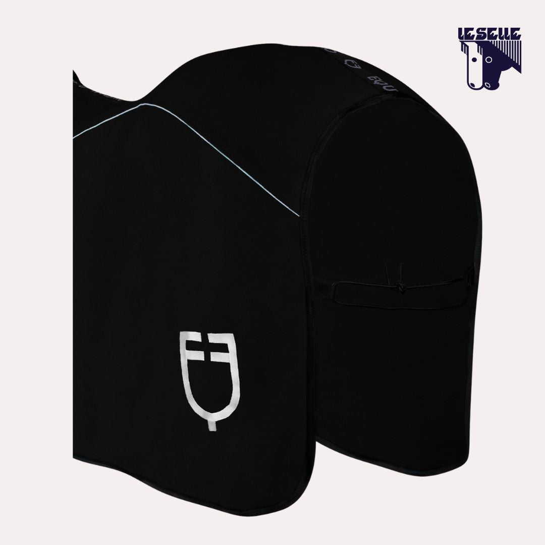 COPERTA IN PILE EQUESTRO - NERO