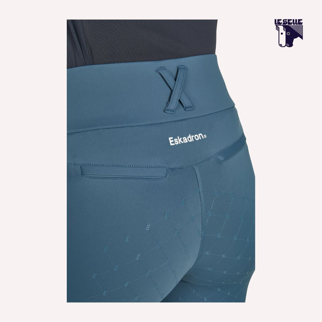 LEGGINGS ESKADRON FLEX FULL GRIP - BLUE CORAL