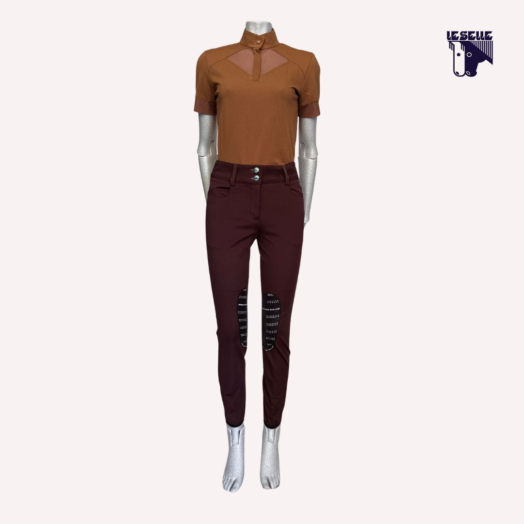 PANTALONI GRIP AL GINOCCHIO ANIMO - MARRONE