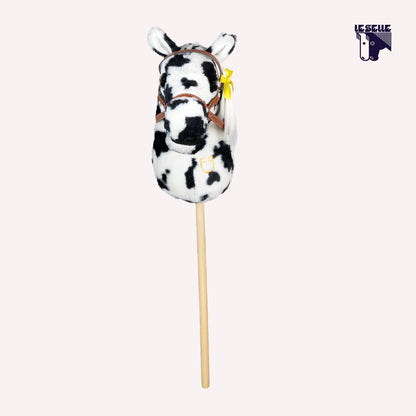 HOBBY HORSE EQUESTRO - BIANCO/NERO