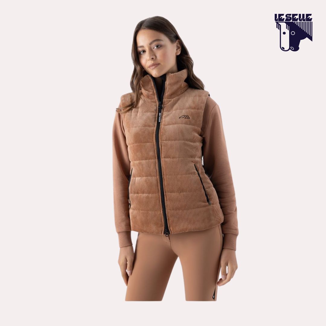 GILET LEGGERO IMBOTTITO EQSIT EQUILINE - MOUSSE