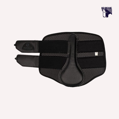 STINCHIERE ANTERIORI NEOPRENE TRAFORATO ACAVALLO - NERO