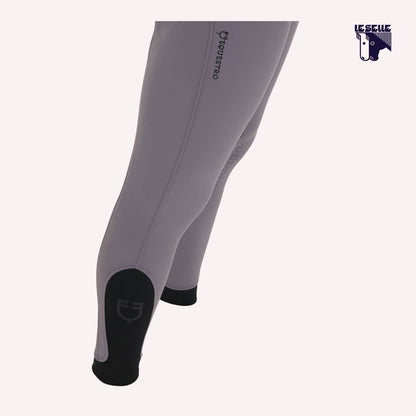 PANTALONI SLIM FIT IN TESSUTO TECNICO BIELASTICO EQUESTRO - GRIGIO