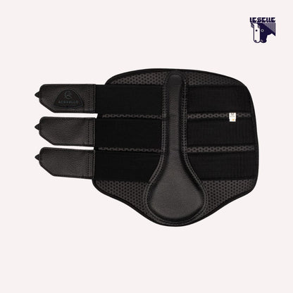 STINCHIERE POSTERIORI NEOPRENE TRAFORATO ACAVALLO - NERO