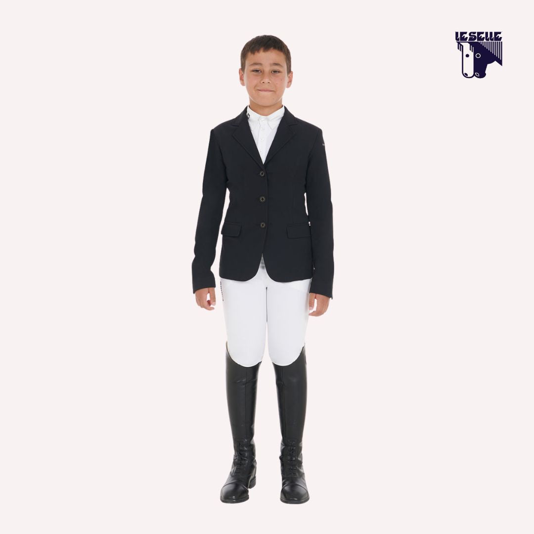GIACCA DA CONCORSO TRE BOTTONI EQUESTRO - NERO