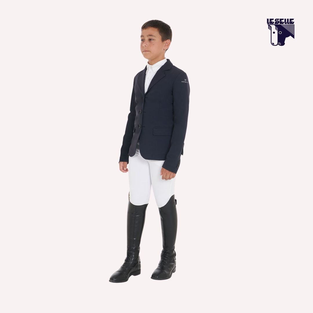 GIACCA DA CONCORSO TRE BOTTONI EQUESTRO - BLU