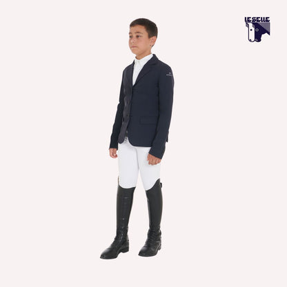 GIACCA DA CONCORSO TRE BOTTONI EQUESTRO - BLU