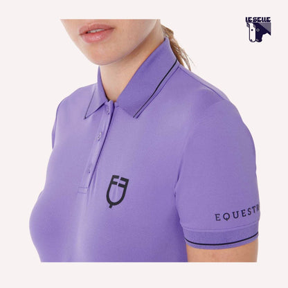 POLO SLIM FIT EQUESTRO - LILLA