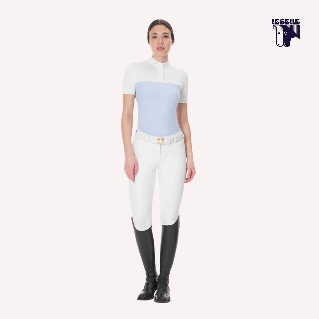 POLO EQUESTRO DA COMPETIZIONE - AZZURRO
