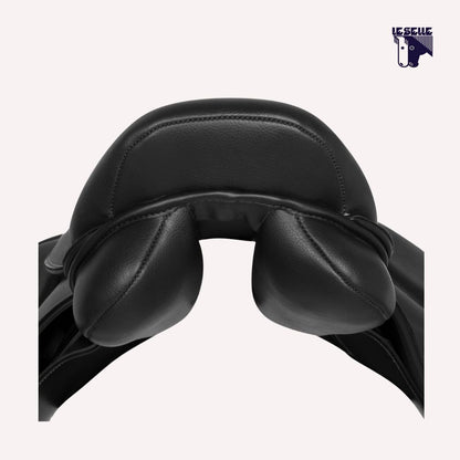 SELLA SALTO ROMA IN PU-LEATHER UMBRIA EQUITAZIONE - NERO