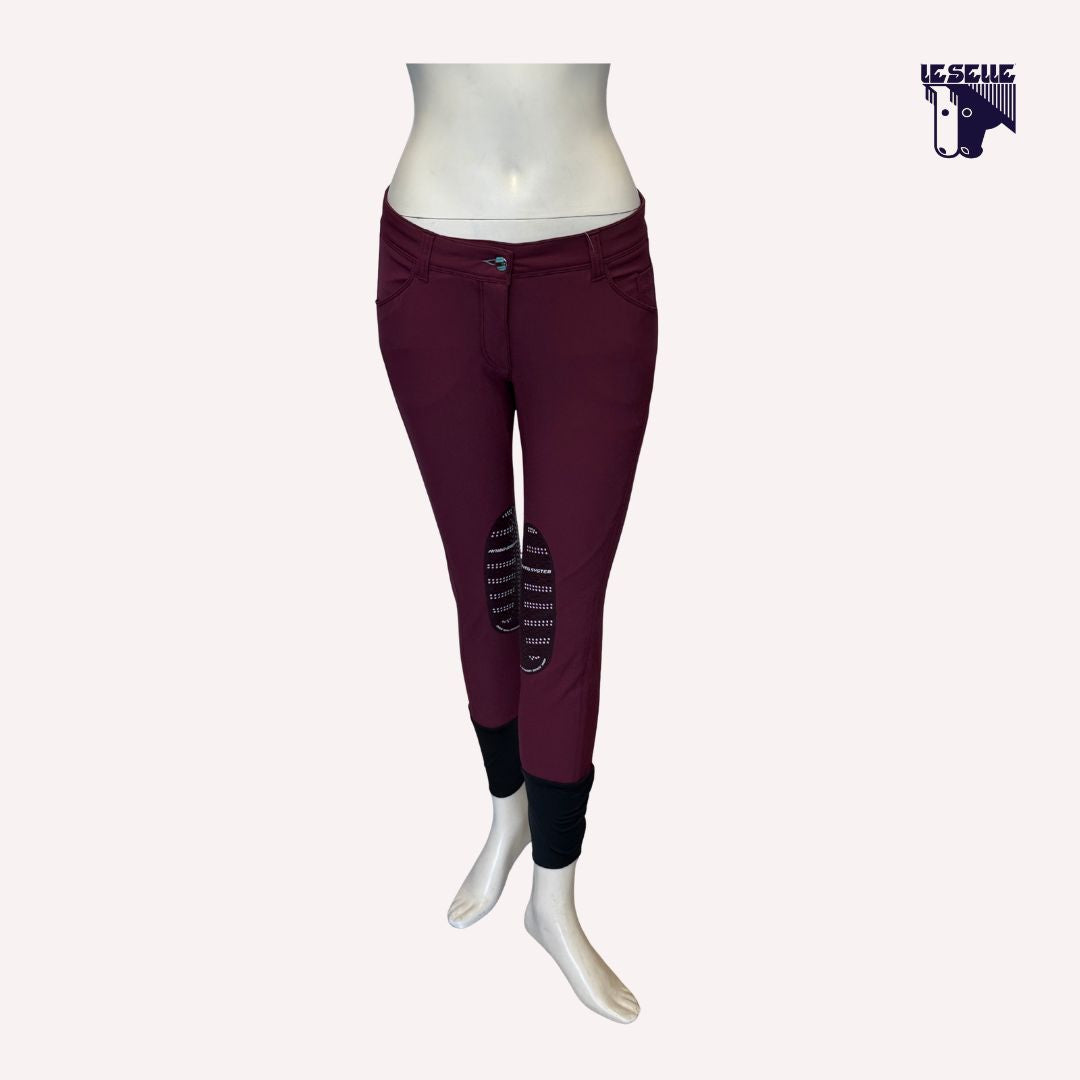 PANTALONI GRIP AL GINOCCHIO ANIMO - BORDEAUX