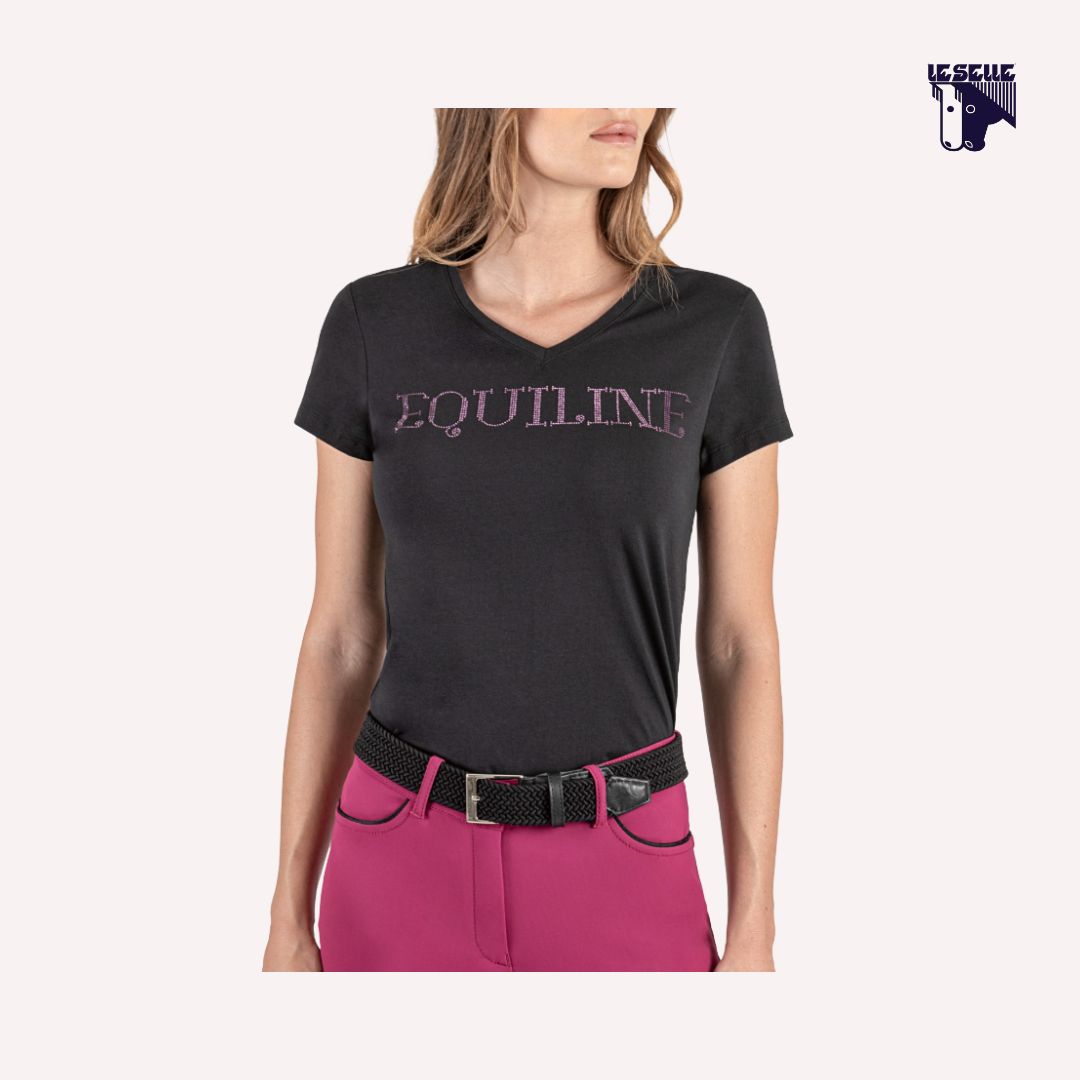 T-SHIRT EQUILINE - NERA