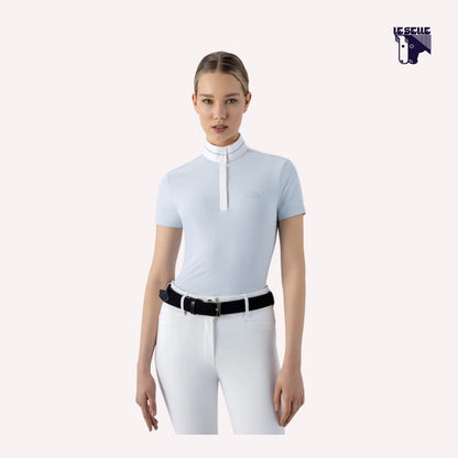 POLO COMPETIZIONE EQUILINE EQENKAS - AZZURRO