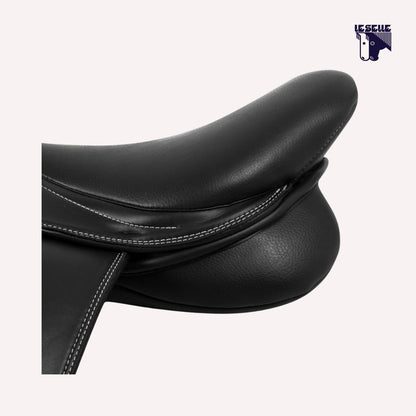 SELLA SALTO ROMA IN PU-LEATHER UMBRIA EQUITAZIONE - NERO