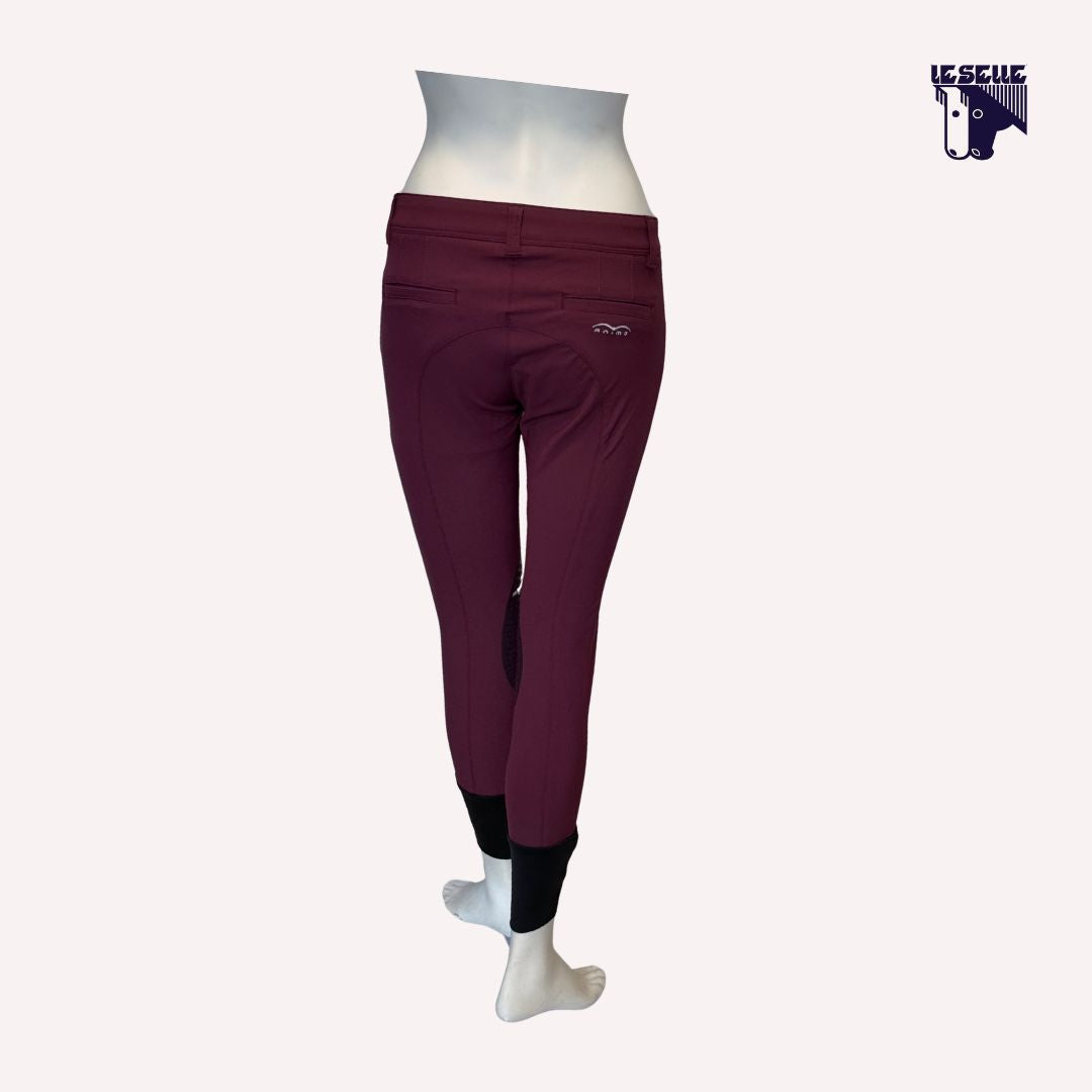 PANTALONI GRIP AL GINOCCHIO ANIMO - BORDEAUX