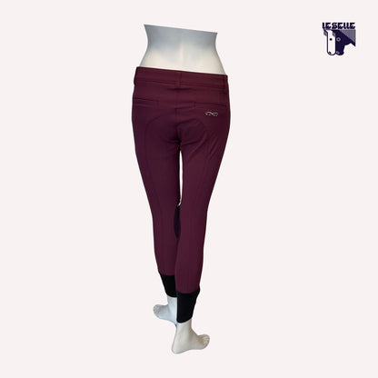 PANTALONI GRIP AL GINOCCHIO ANIMO - BORDEAUX