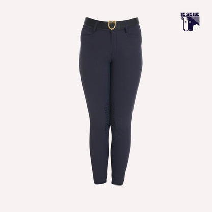 PANTALONE UNISEX BAMBINI SLIM FIT EQUESTRO - BLU