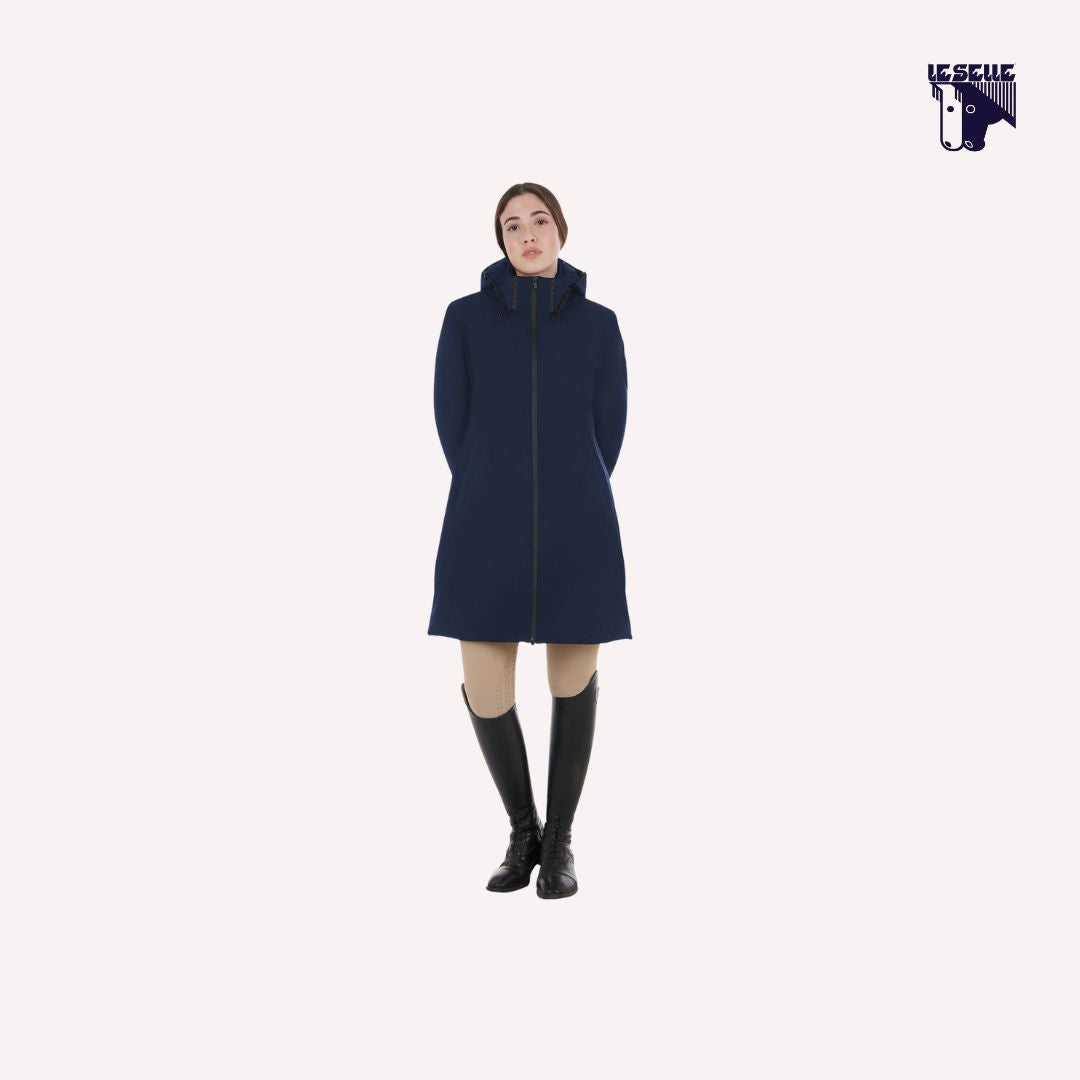 PIUMINO EQUESTRO LUNGO - BLU