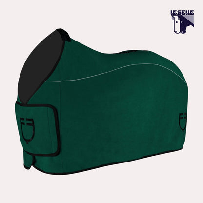 COPERTA IN PILE EQUESTRO - VERDE
