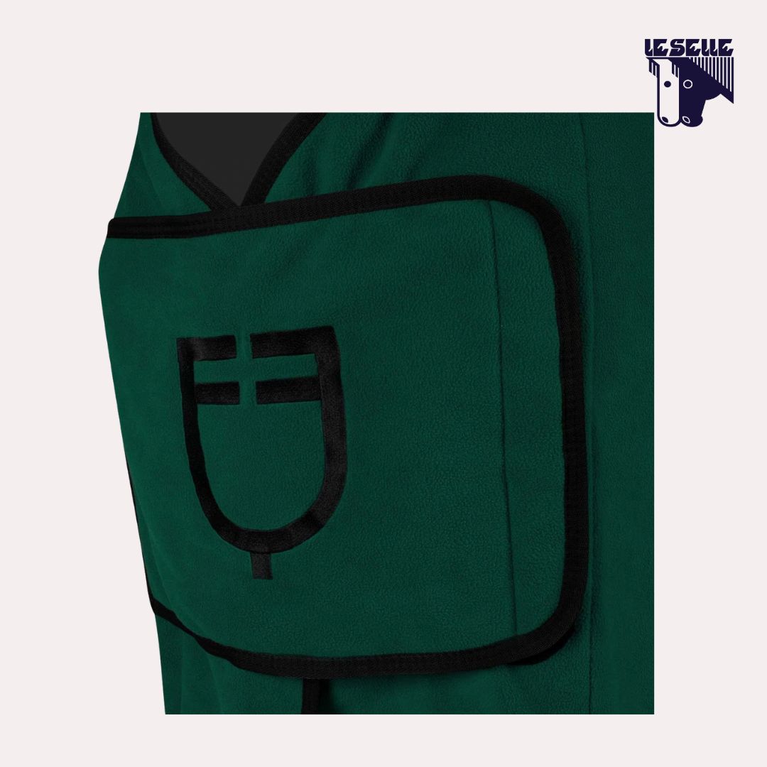 COPERTA IN PILE EQUESTRO - VERDE