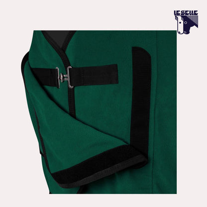 COPERTA IN PILE EQUESTRO - VERDE