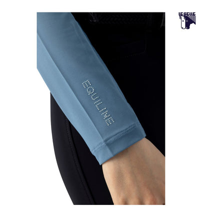 MAGLIA SECOND SKIN EQUILINE - AZZURRO