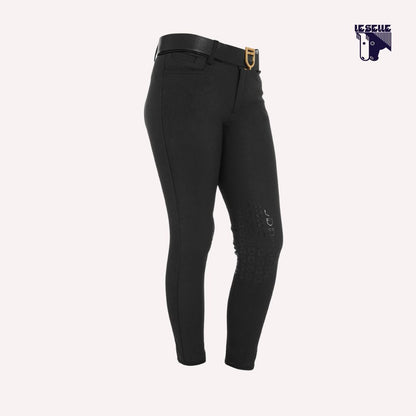 PANTALONE UNISEX BAMBINI SLIM FIT EQUESTRO - NERO
