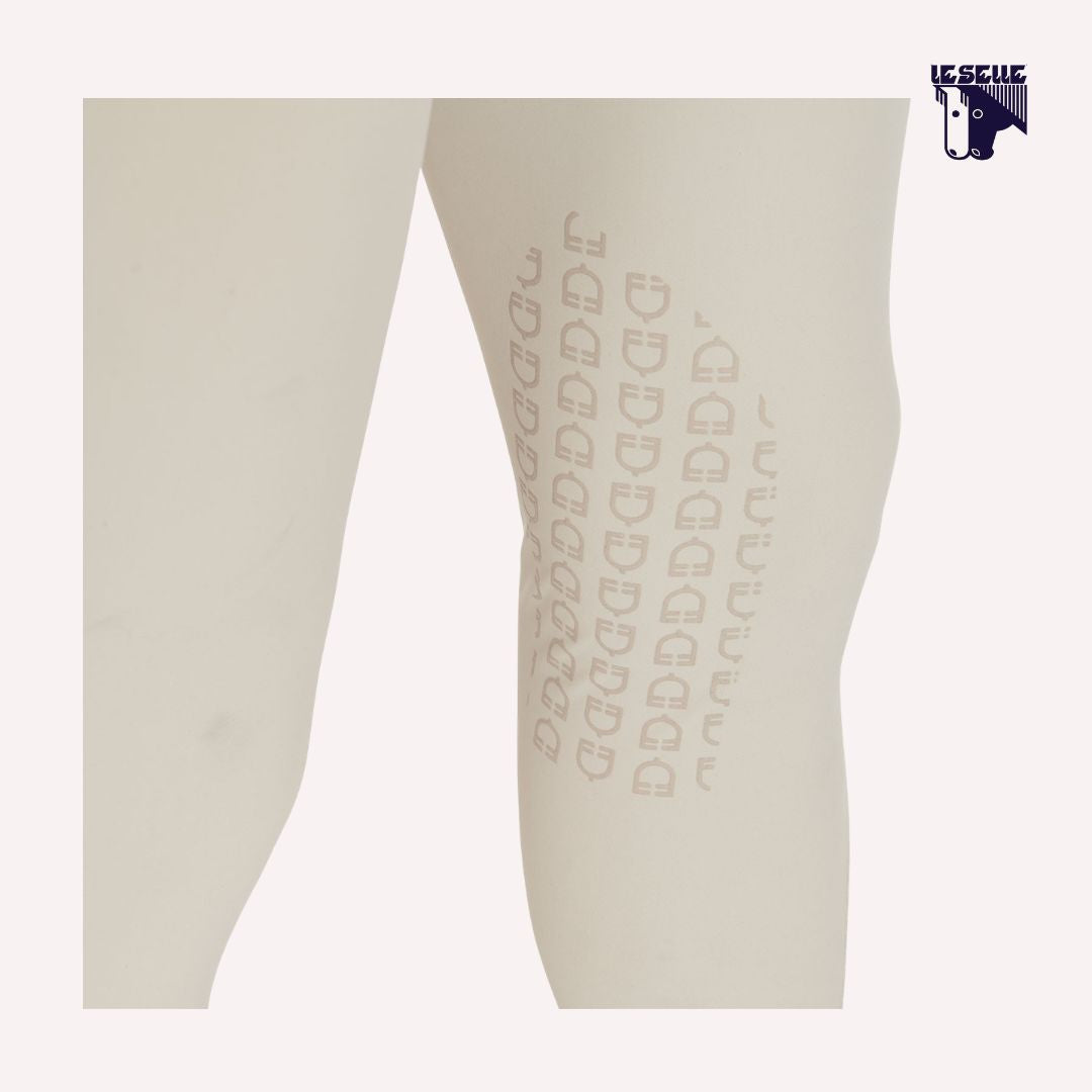 PANTALONI SLIM FIT IN TESSUTO TECNICO BIELASTICO EQUESTRO - BEIGE
