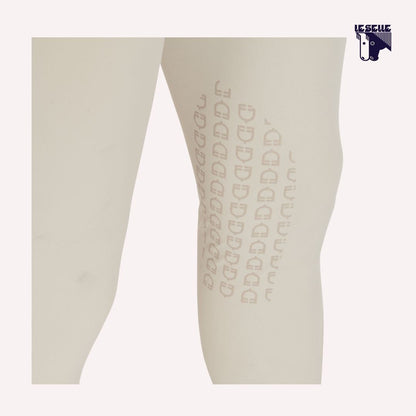 PANTALONI SLIM FIT IN TESSUTO TECNICO BIELASTICO EQUESTRO - BEIGE