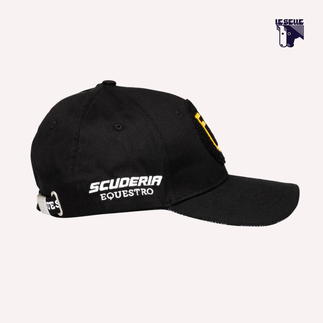 CAPPELLINO UNISEX  BASEBALL SCUDERIA EQUESTRO - NERO